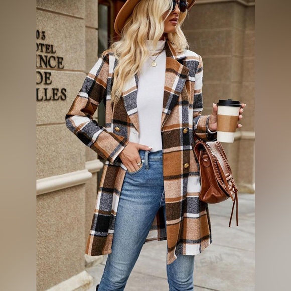 Brand New Never Worn Soft Plaid jacket - Picture 6 of 6